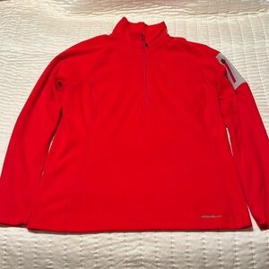 Eddie Bauer fleece. XL. Deep orange.